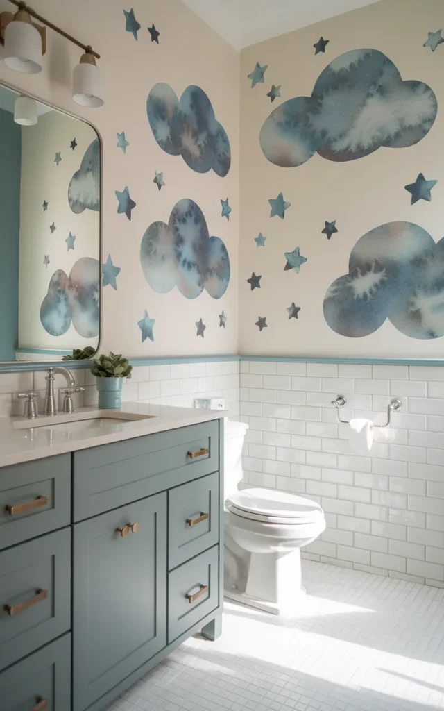 Add removable wall decals for personality