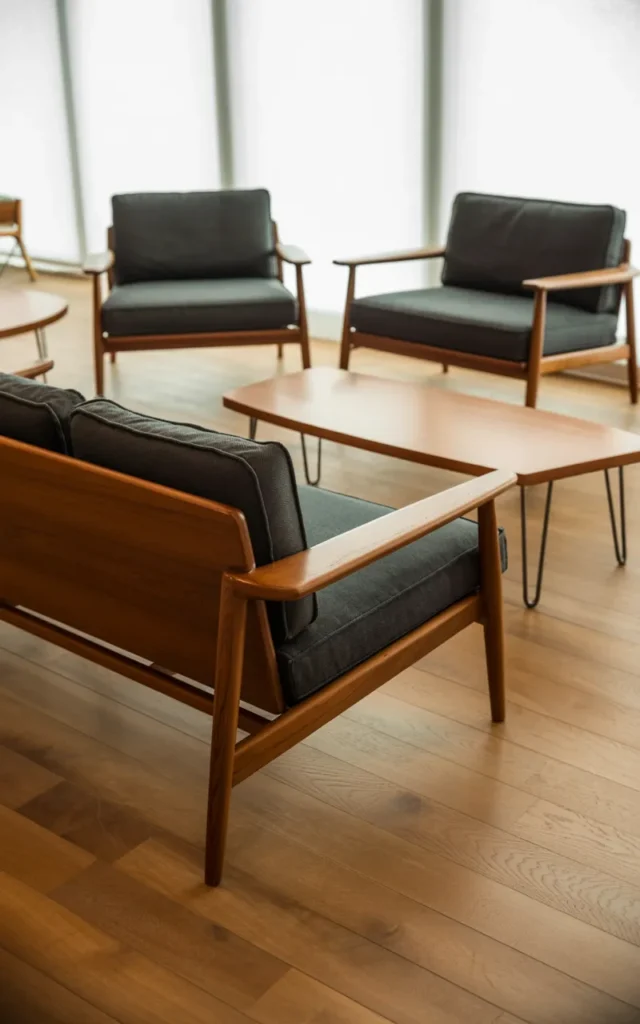 Choose furniture with exposed legs
