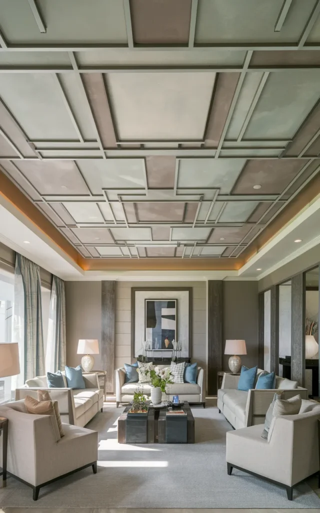 Create geometric patterns for visual interest