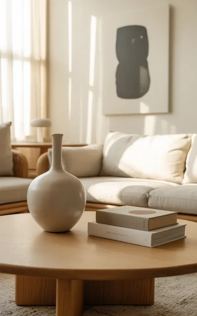 Keep décor minimal but meaningful