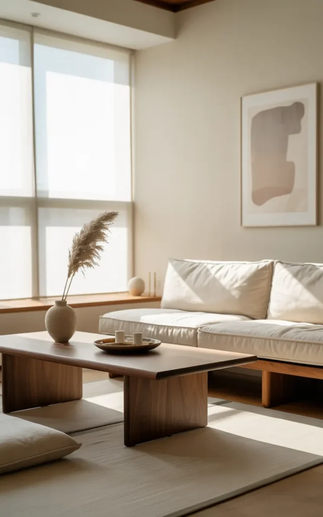 Keep walls mostly bare but intentional