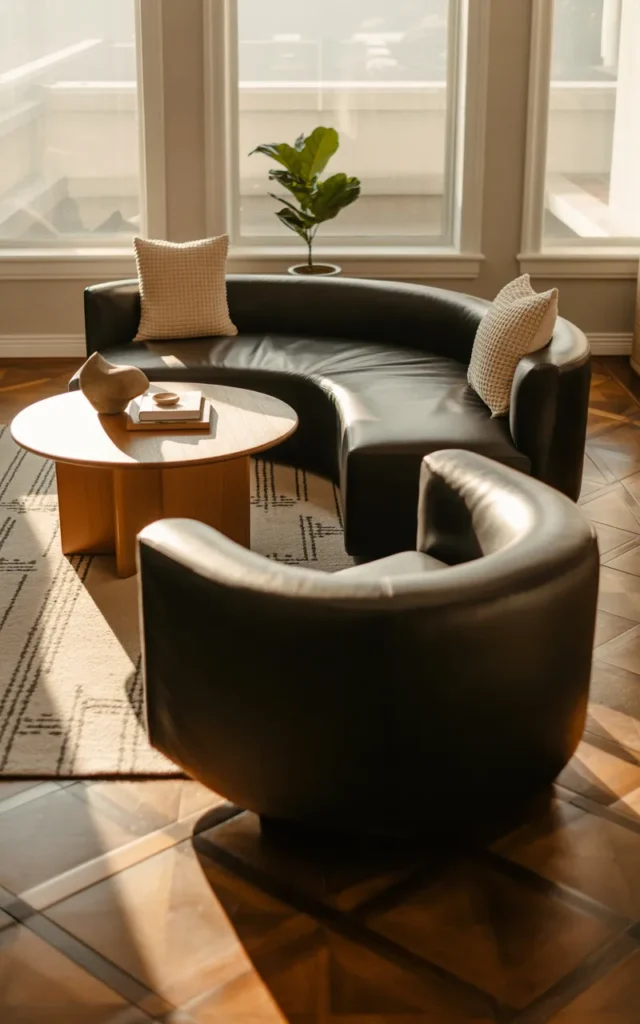 Mix soft curves with straight lines
