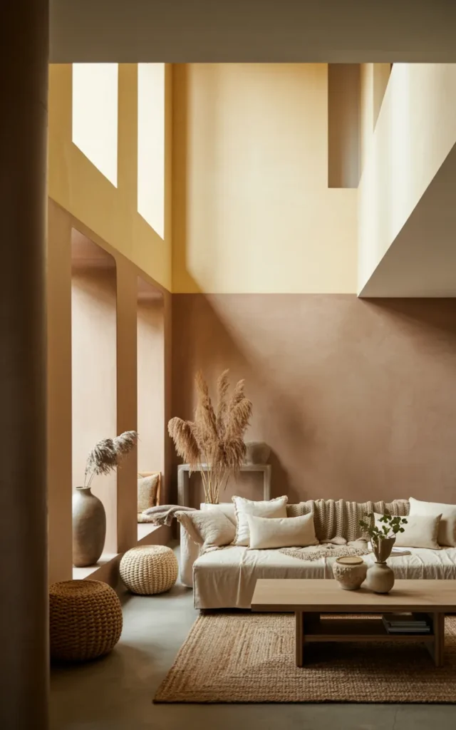 Paint the upper walls a slightly softer tone