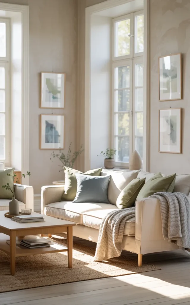 Stick to a muted color palette