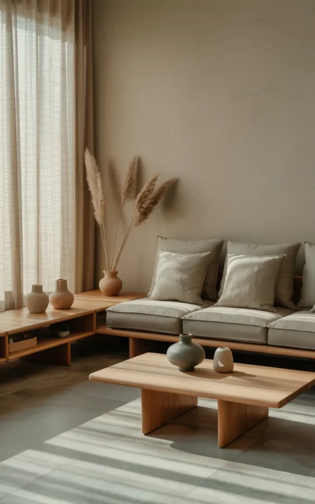 Stick to a restrained color palette with accents