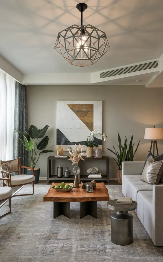 Add a statement light fixture