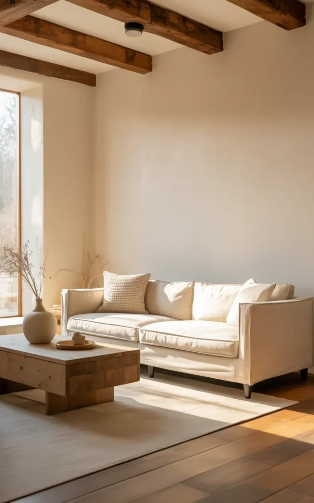 Blend farmhouse with a hint of modern minimalism