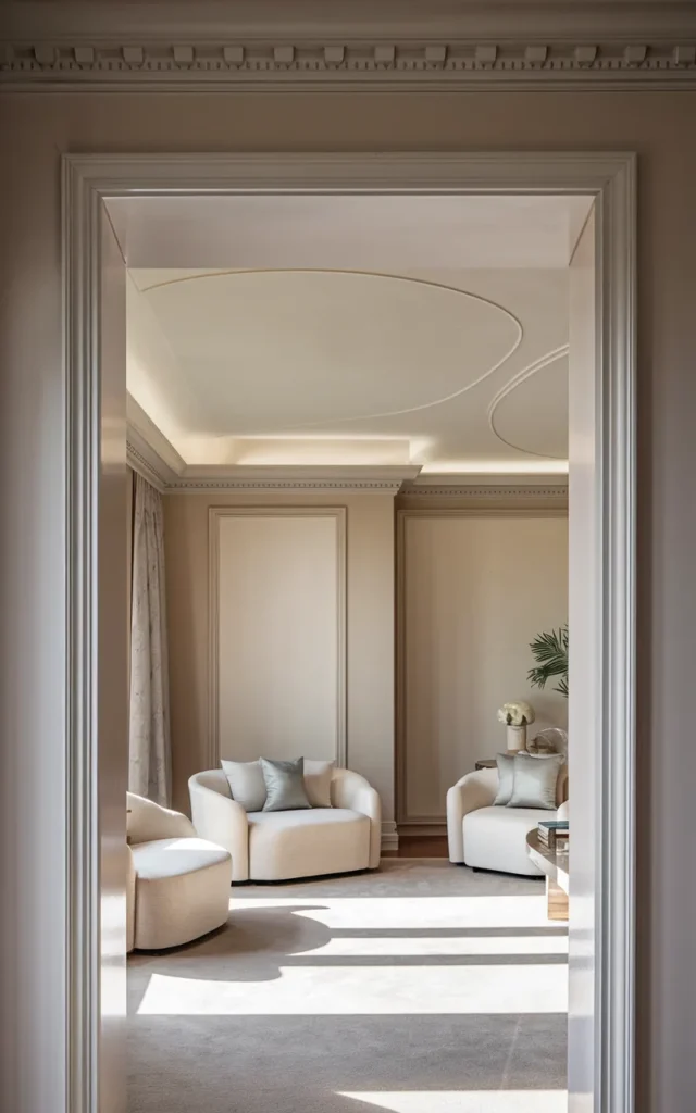 Create a border design using molding