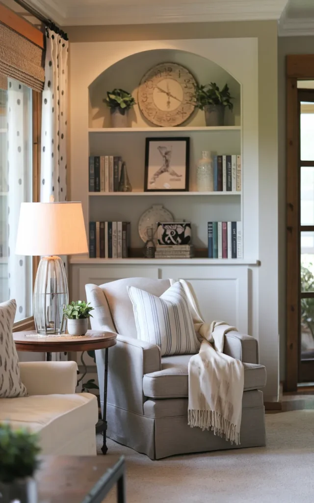 Create a reading nook in an unused corner