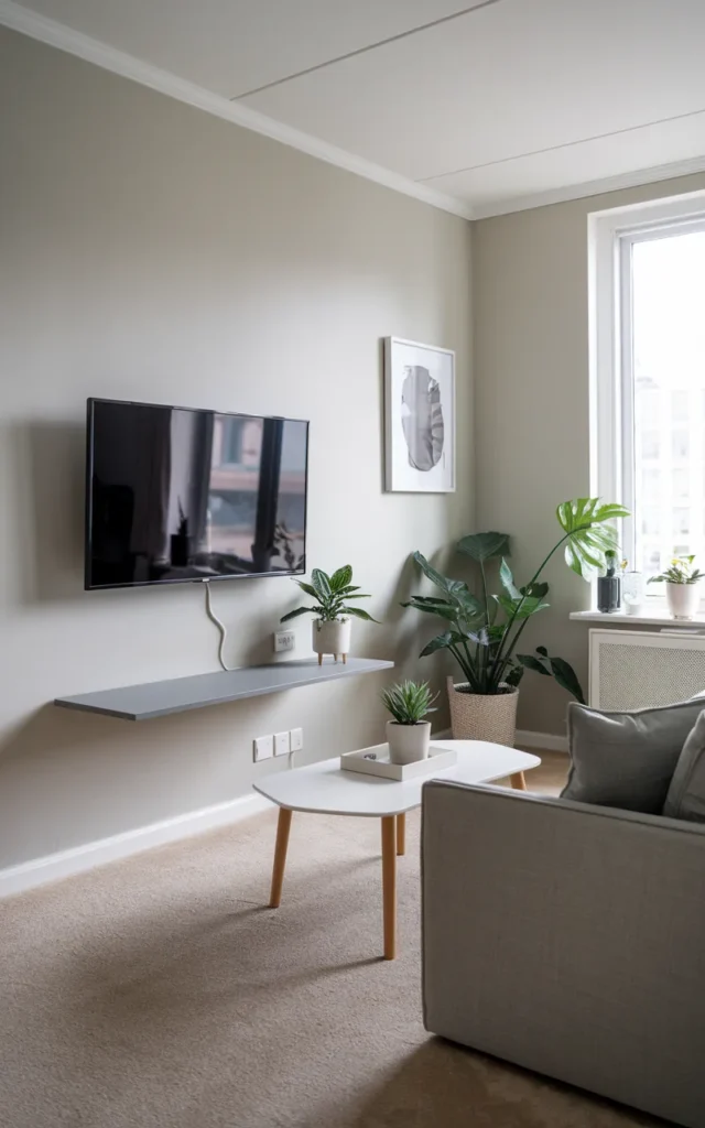 Mount your TV to free up floor space