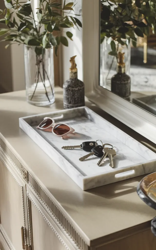 Add a Decorative Tray for Daily Essentials