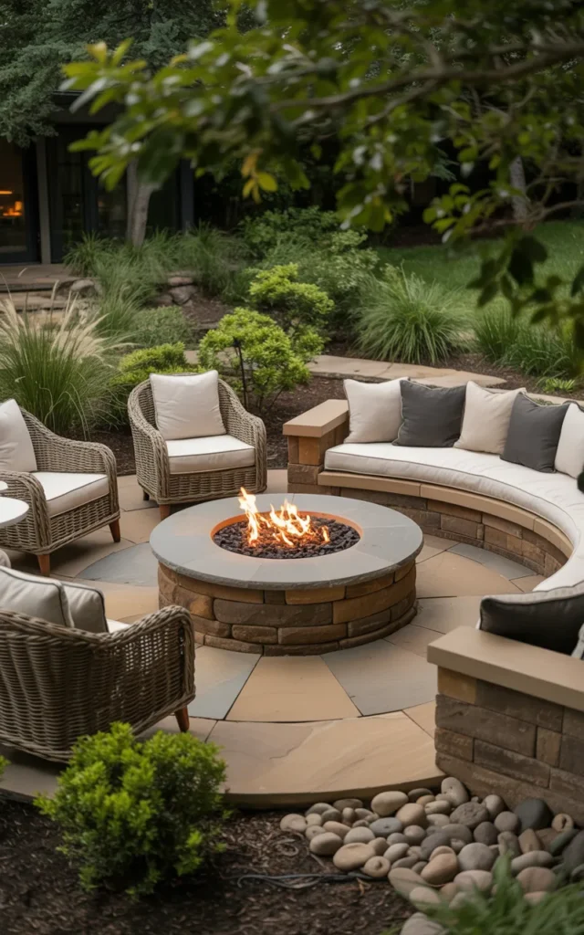 Add a Fire Pit Gathering Area