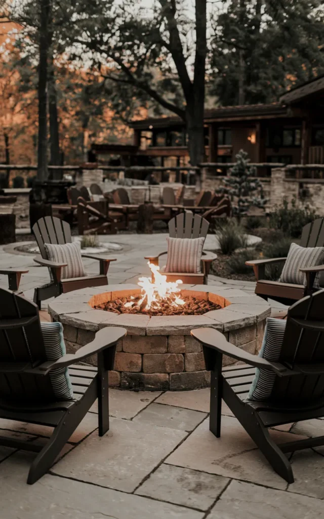 Add a Fire Pit Gathering Area