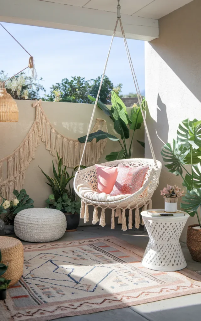 Add a Swing Chair for Relaxation