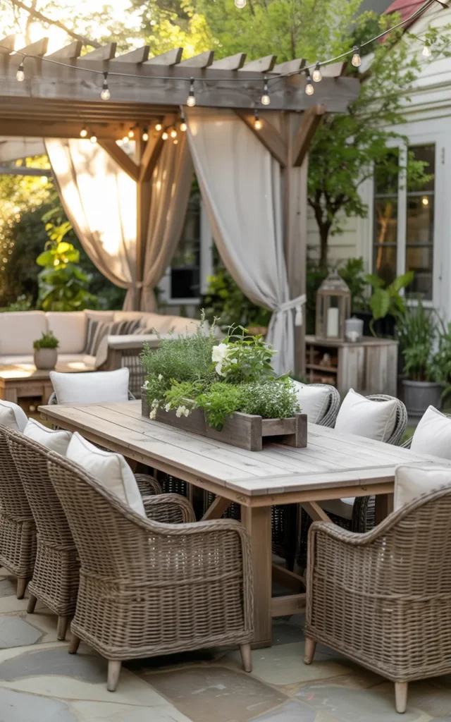 Build a Dining Zone for Outdoor Meals