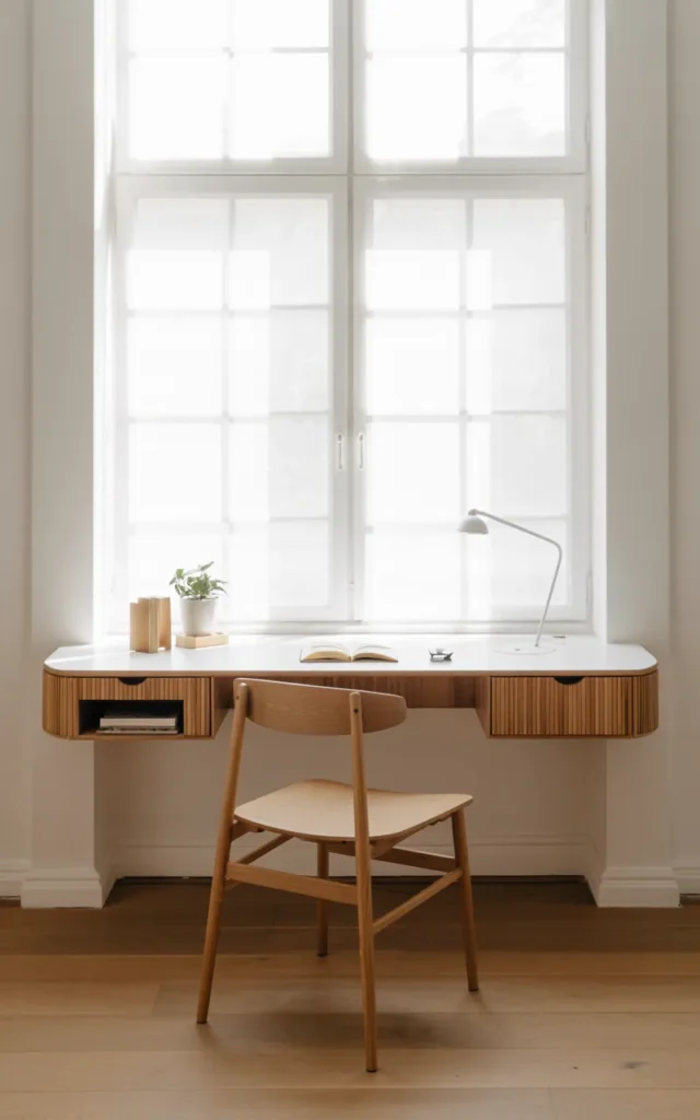 Build a Window-Facing Floating Desk