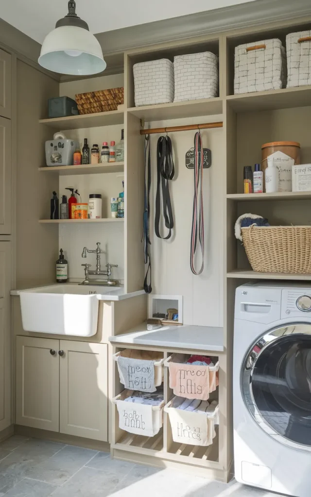 Create a Pet-Friendly Laundry Station