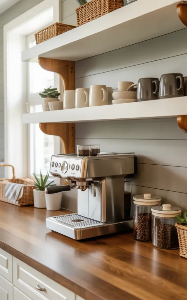 Create a dedicated coffee station