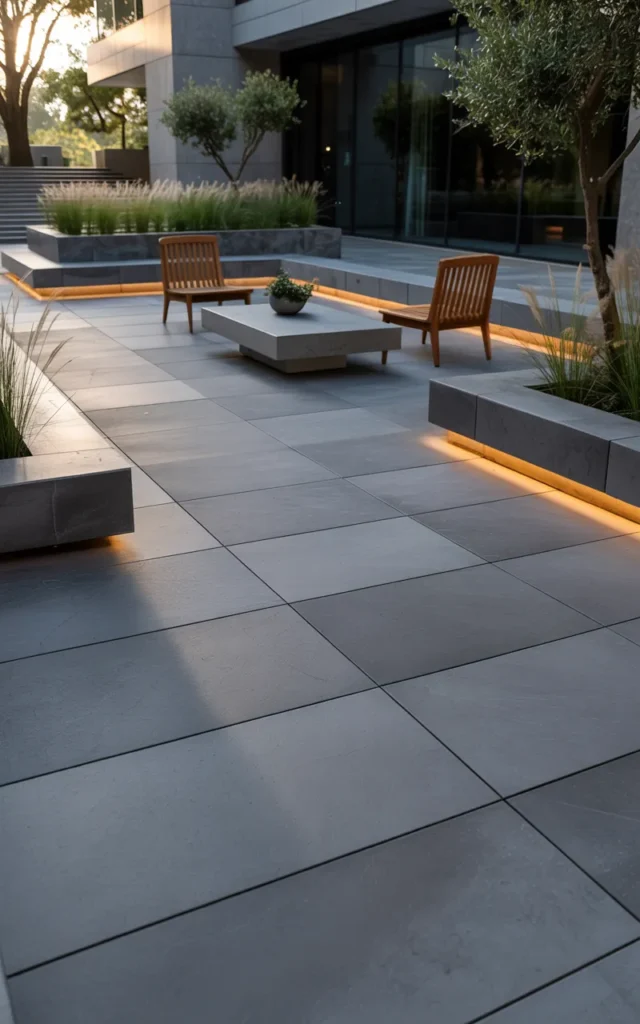 Design a Modern Concrete Patio
