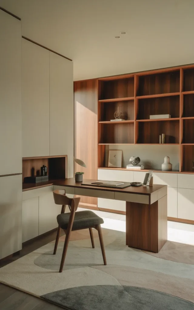 Float your desk away from the wall