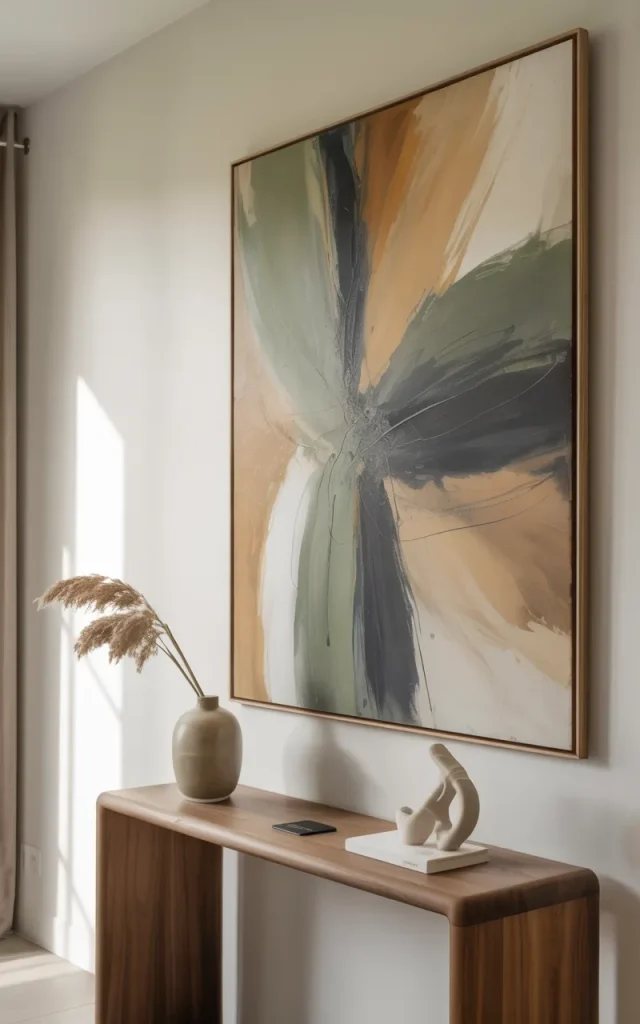 Hang an Oversized Piece of Art for Instant Impact