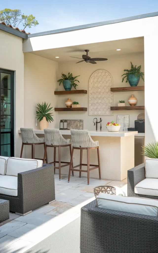 Incorporate a Dedicated Outdoor Bar Area