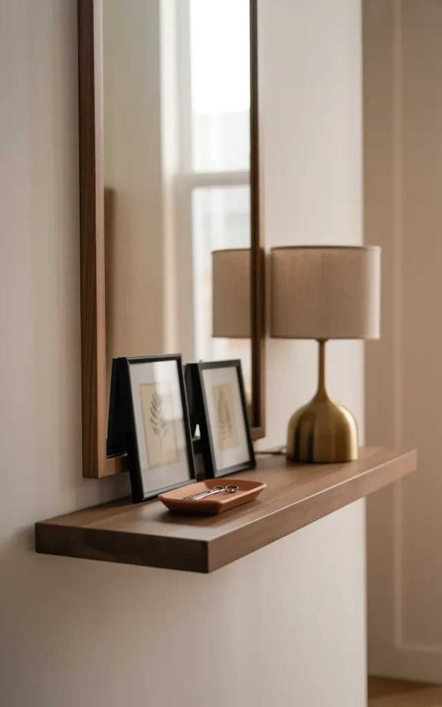 Incorporate a Slim Floating Shelf