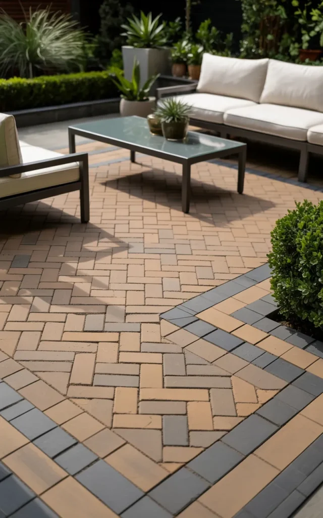 Install Decorative Paver Patterns