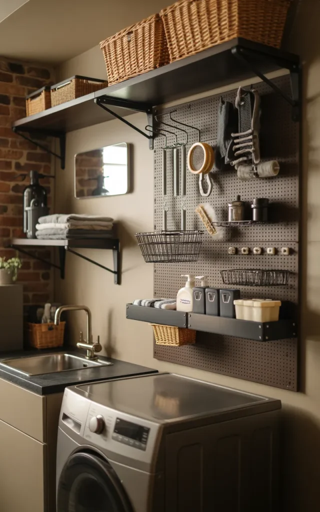 Install a Pegboard Storage Wall
