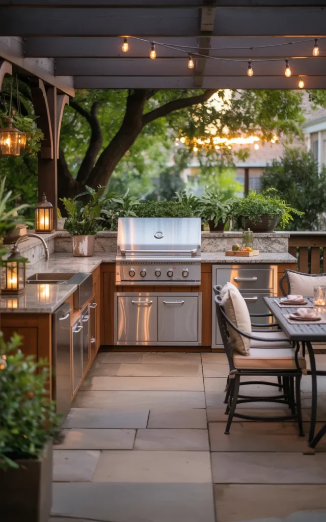 Install an Outdoor Kitchen Station