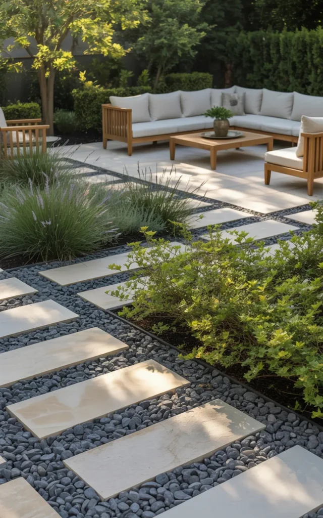 Introduce a Gravel and Paver Combination