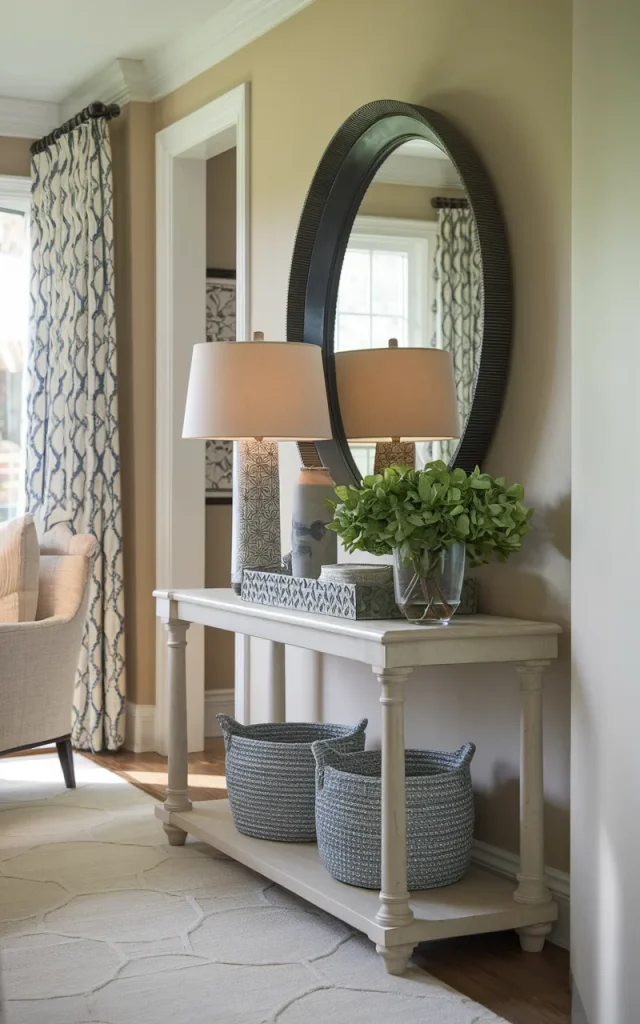 Place a Console Table Against the Main Wall