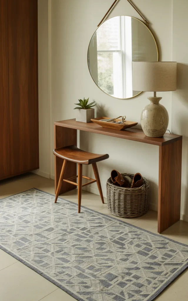 Place a Small Rug to Define the Area