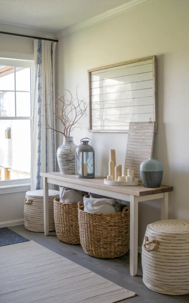 Position a Basket Under the Table for Extra Storage