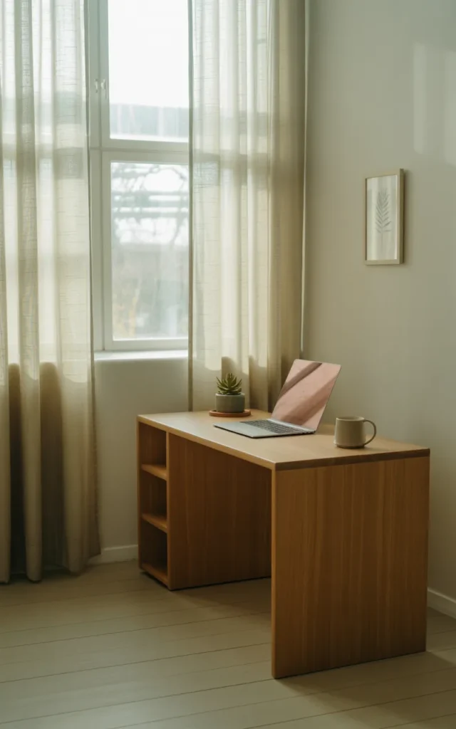Position your desk beside a window