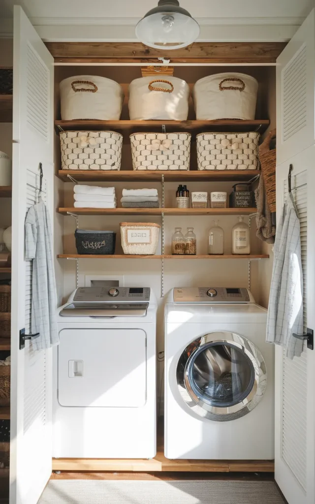 Replace Solid Cabinet Doors with Open Shelving