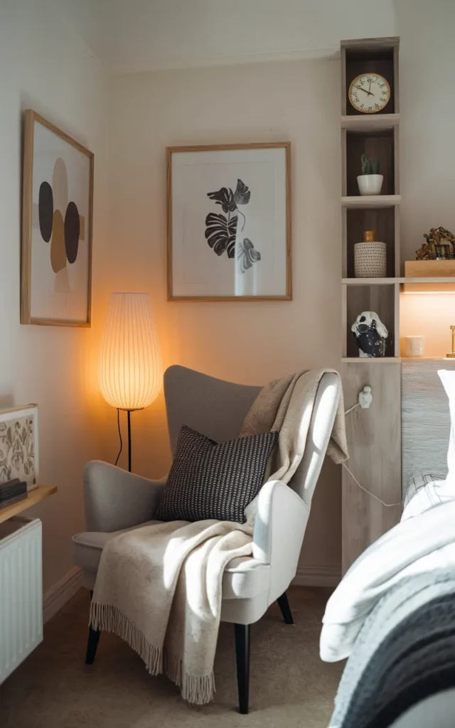 Style one small corner instead of decorating every wall