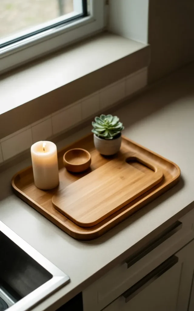 Style your counters with restraint instead of excess
