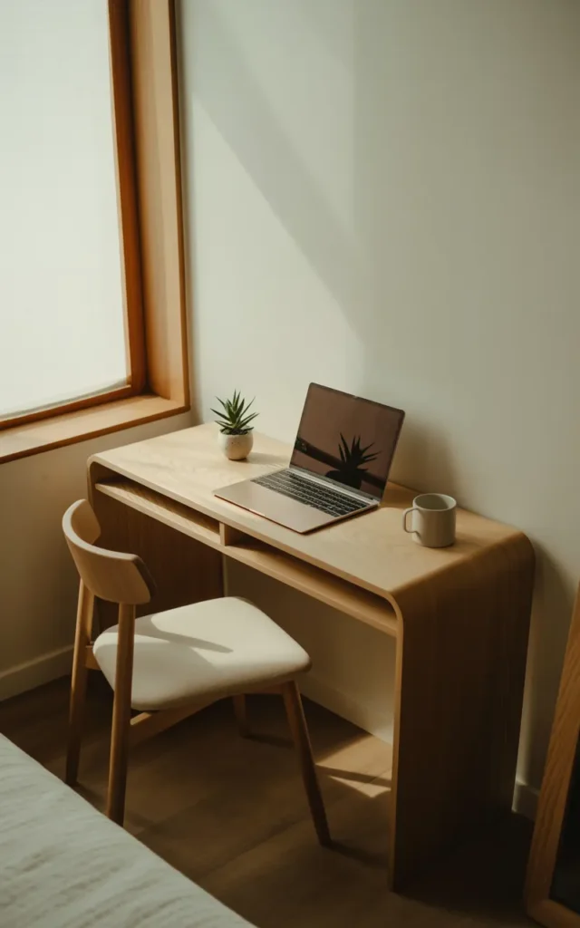 Use a Slim Console Table as a Desk