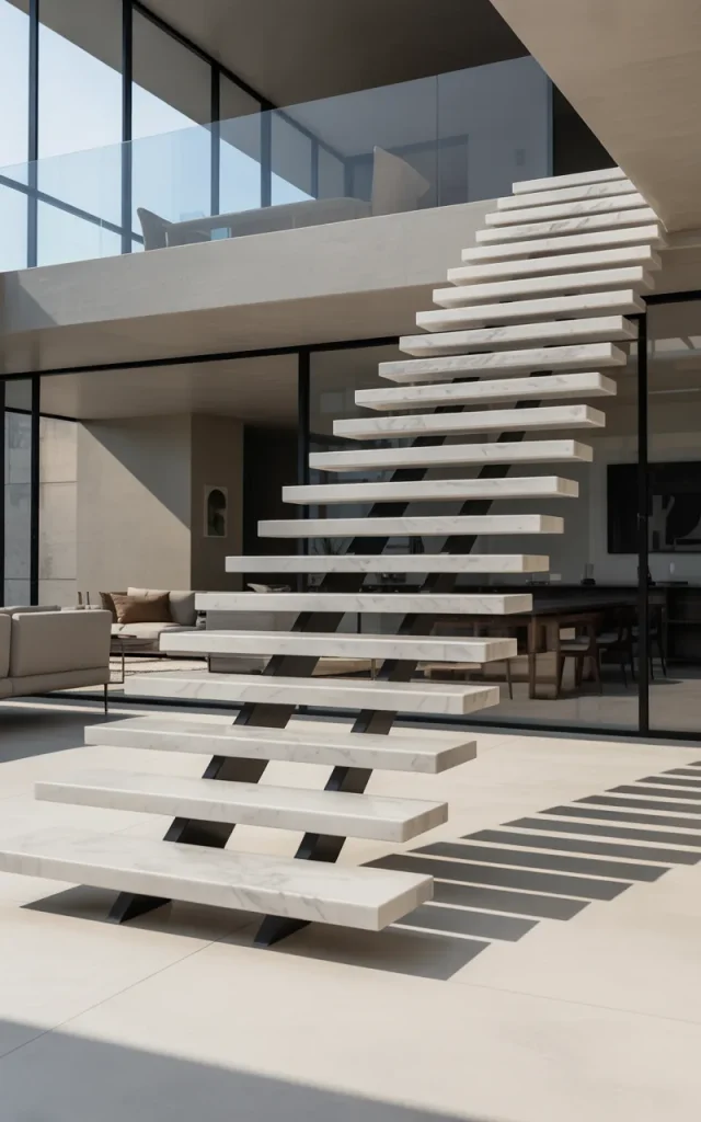 Add Floating Marble Treads