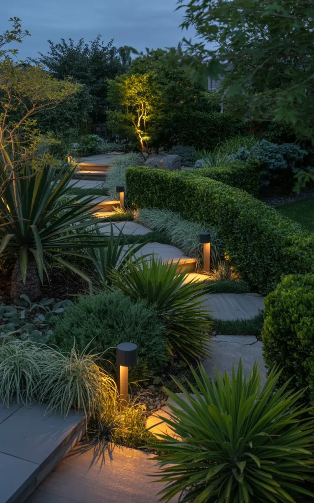 Add Garden Lighting Along the Paths