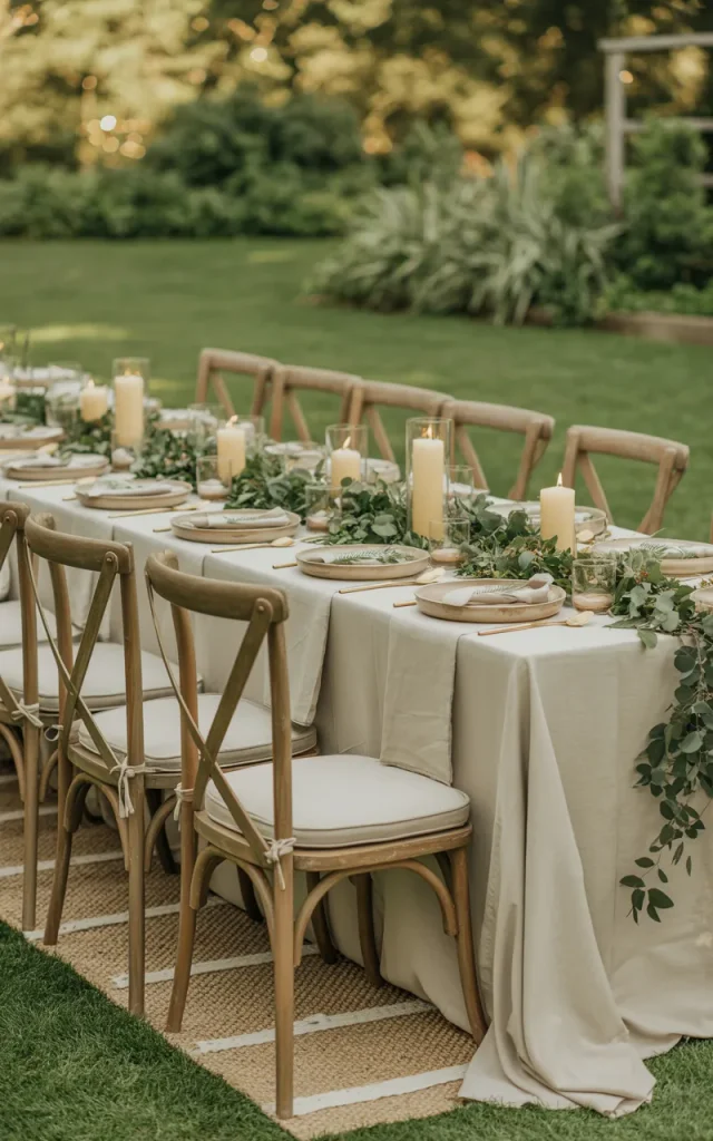Add Outdoor Rugs Beneath Reception Tables