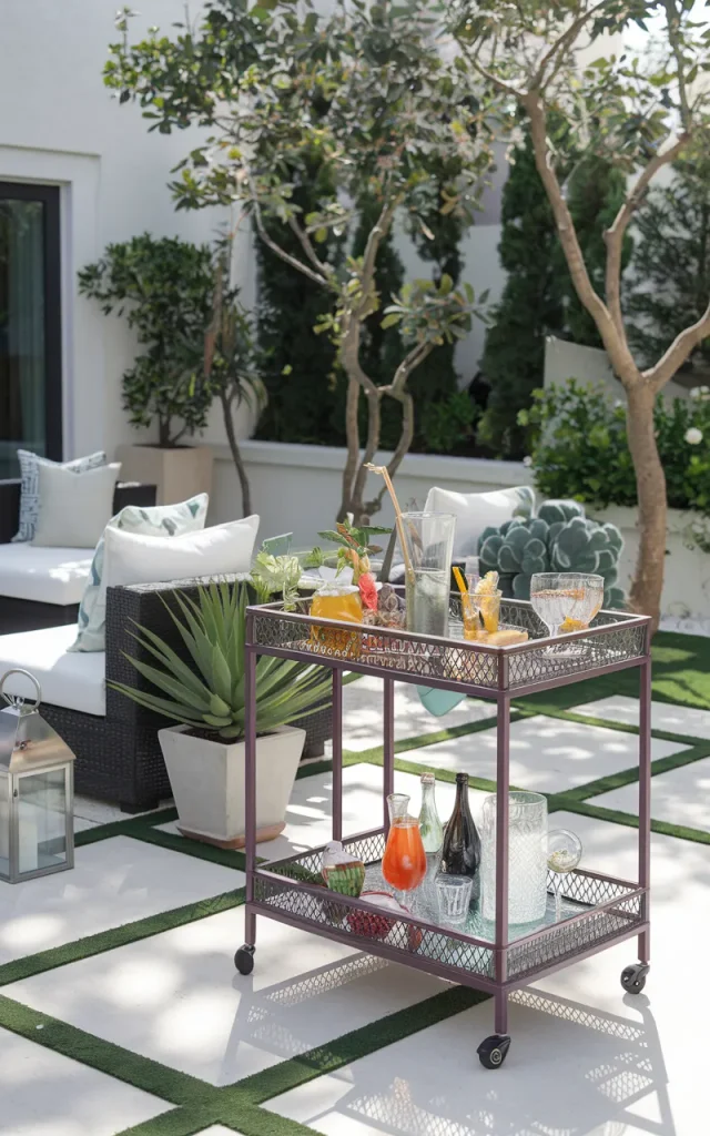 Add a Backyard Bar Cart