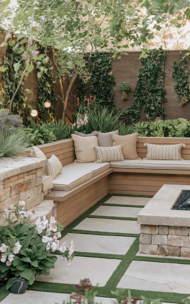 Add a Built-In Backyard Bench