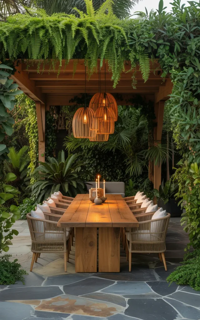 Add a Dramatic Backyard Dining Pavilion