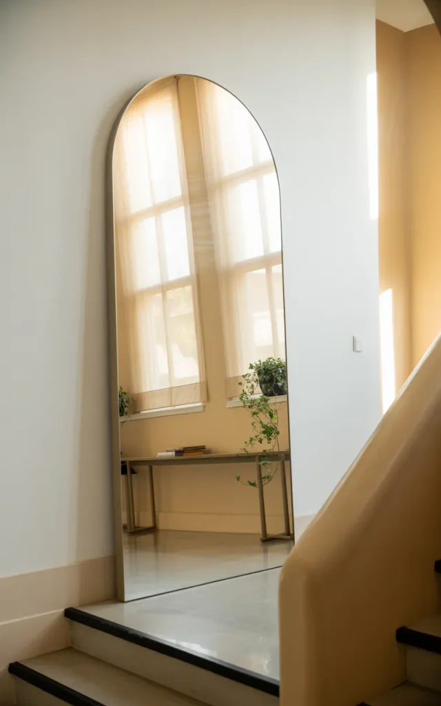 Add a Large Mirror at the Landing