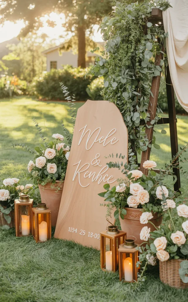 Add a Small Welcome Sign Near the Entrance