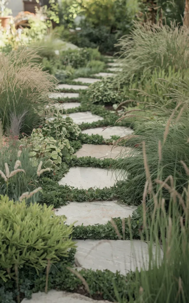 Add a Stone Path Through the Garden