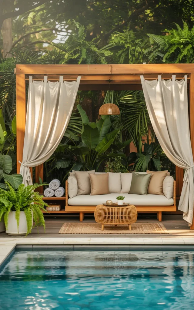 Add a Stylish Poolside Cabana