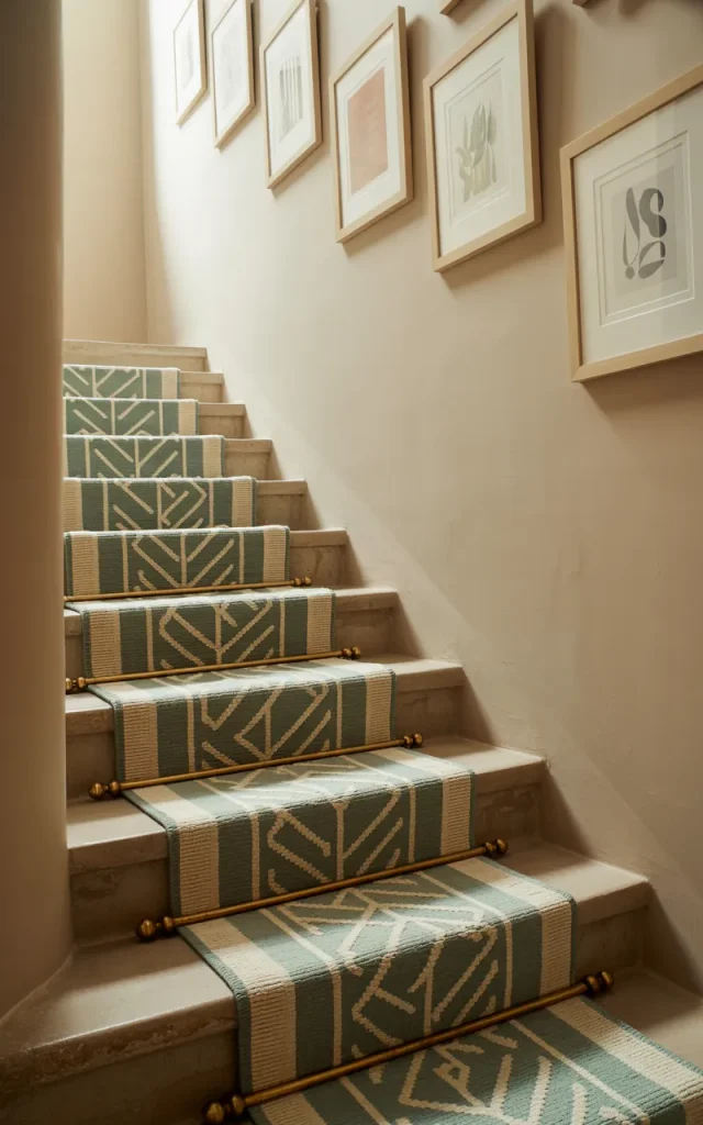 Add a runner rug for softness and grip